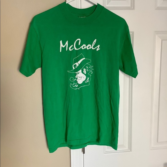 Vintage T Shirt McCools Pub Green - Picture 1 of 3